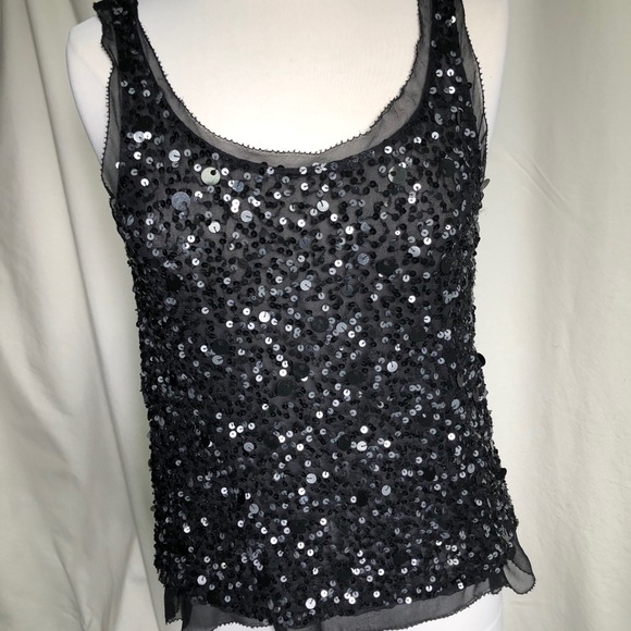 Gold Hawk sequin top - Picture 1 of 3